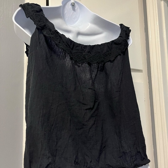 Max Studio Women's Ruffle Cami Bubble Top Large - Picture 8 of 9